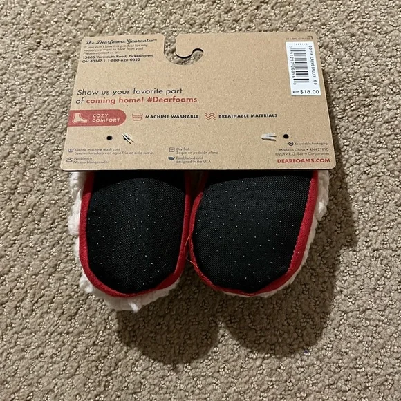 Dearfoams ‘baby bear’ slippers. New. Size 6-9 months. - Picture 2 of 2
